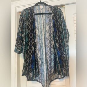 LuLaRoe cardigan, smoke free home, size - medium but runs more like XL